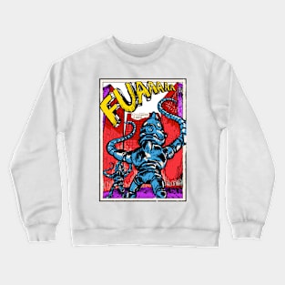 Invasion of the tentacle robots in colors! Crewneck Sweatshirt